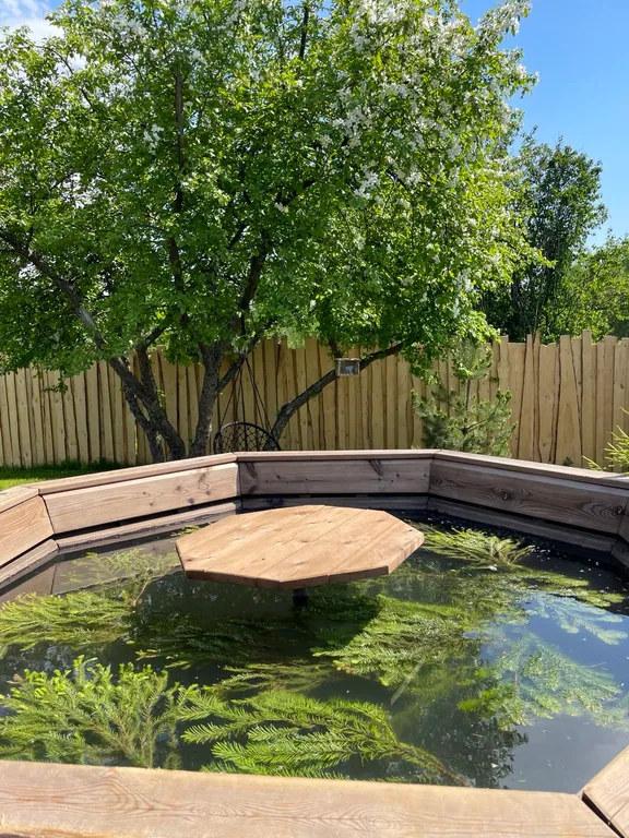 Уютный домик с чаном