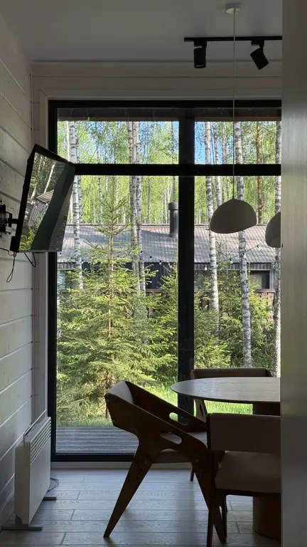 Коттедж Панорамный дом в окружении леса с сауной и чаном — Семеновское