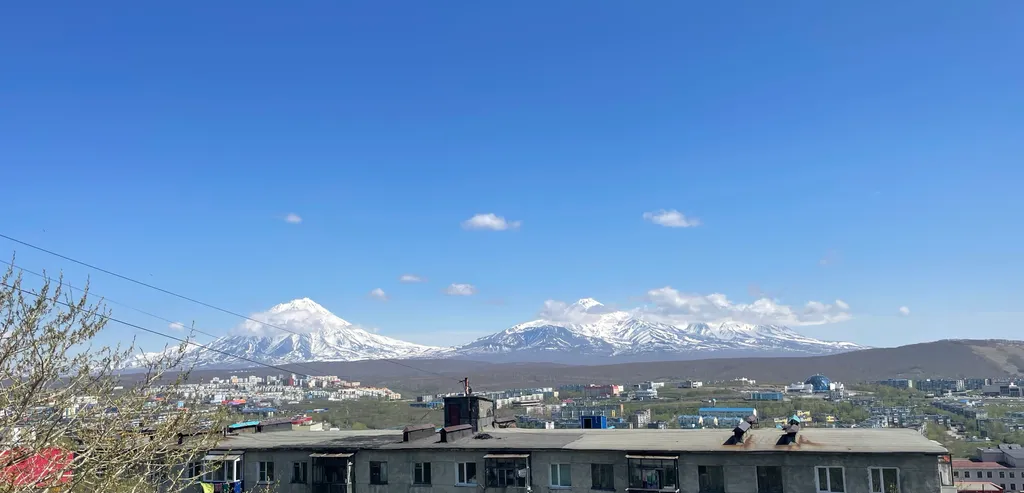 Квартира с видом на вулканы