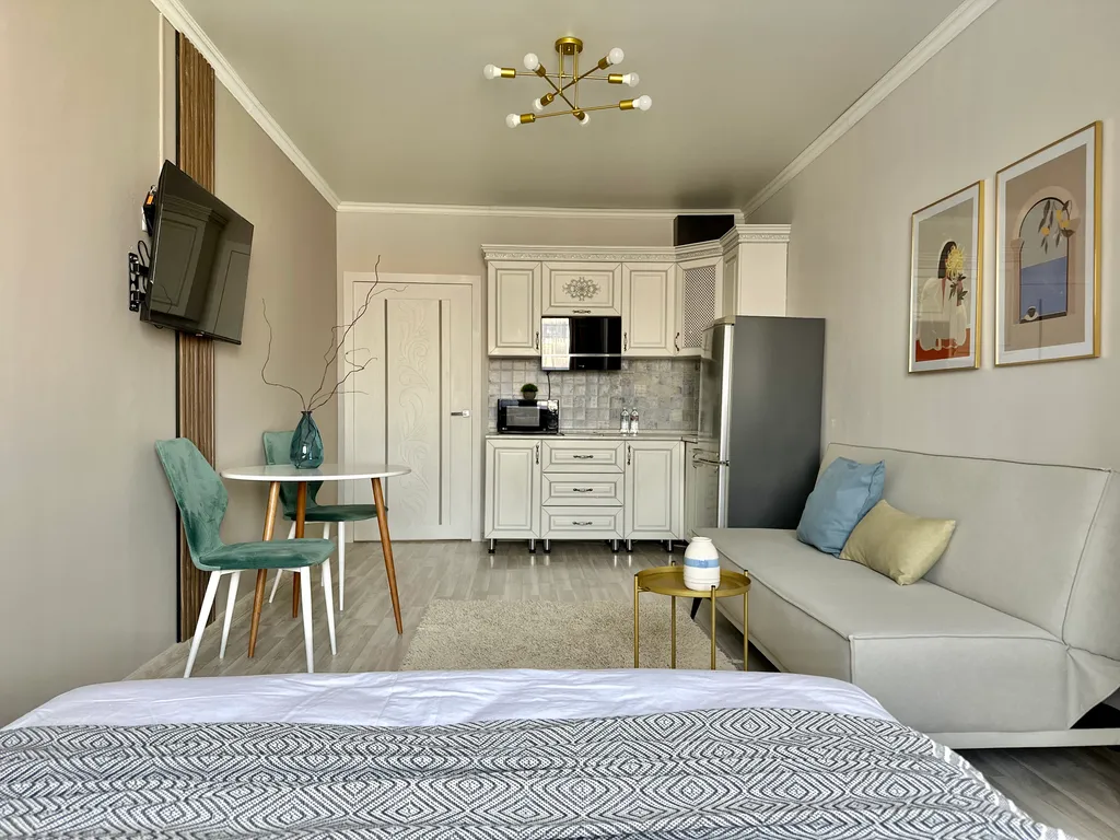 Студия Оазис с видом на Коктобе