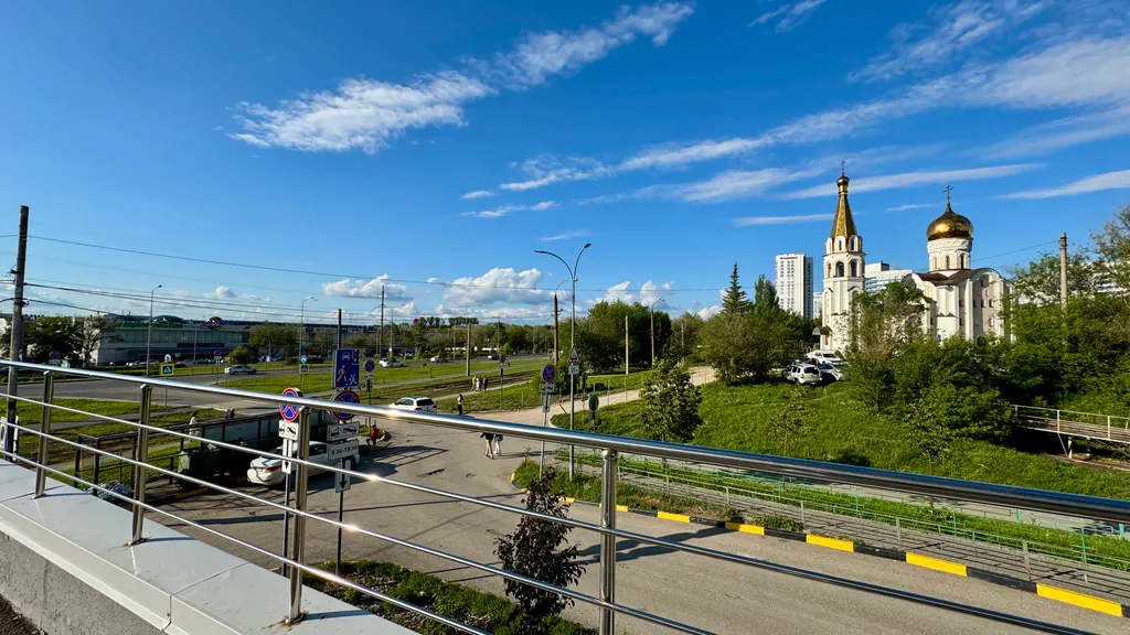 Апартамент с панорамным видом на Волгу и город