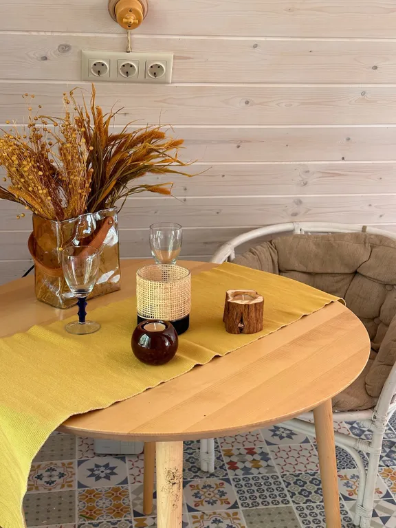 Коттедж Коттедж А-frame с купелью Бохо — Тосно