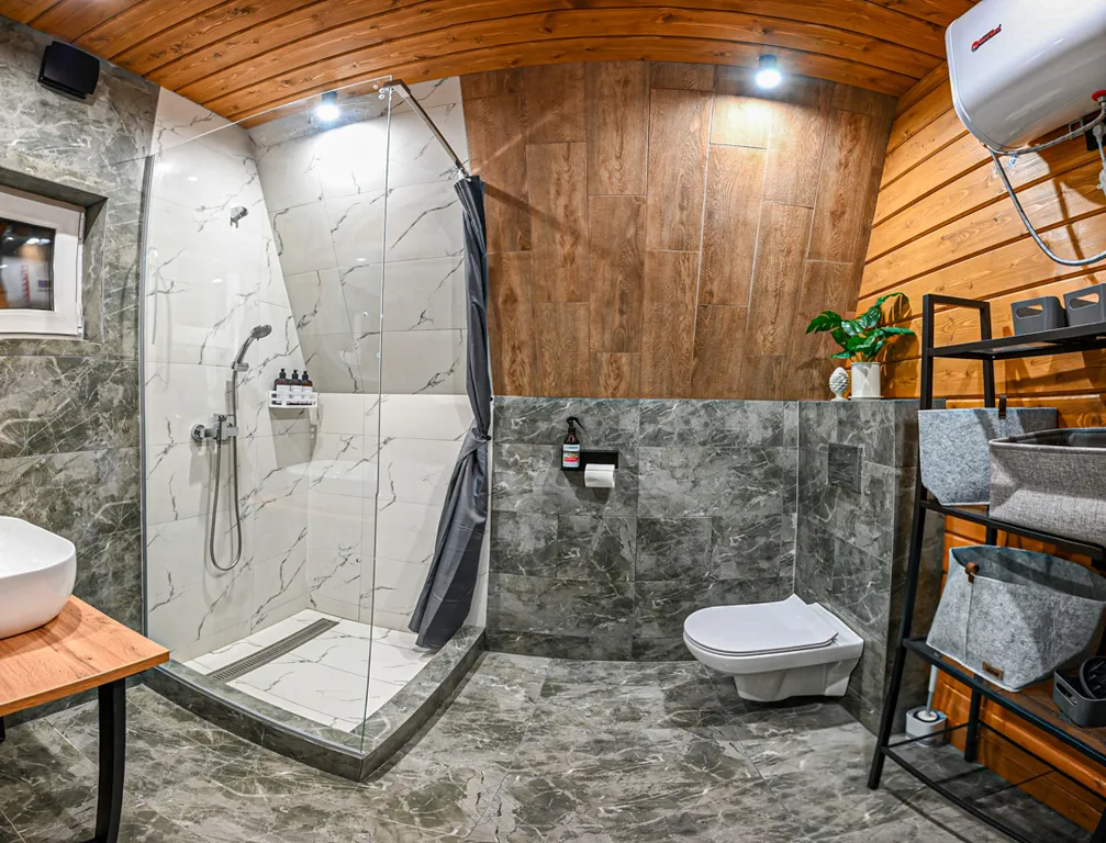 Коттедж Дом Афрейм светлый с подогреваемой купелью Лисичкино — Микли