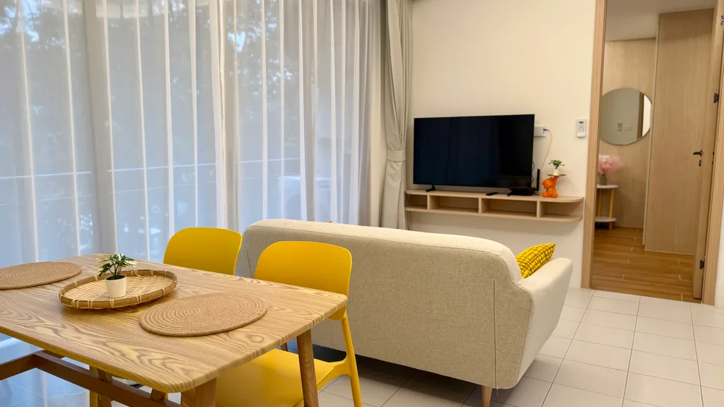 Новая квартира с двумя спальнями и бассейном у моря, пляж Камала