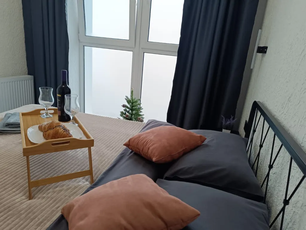 Евро2 лофт на Державинском с видом на восход солнца