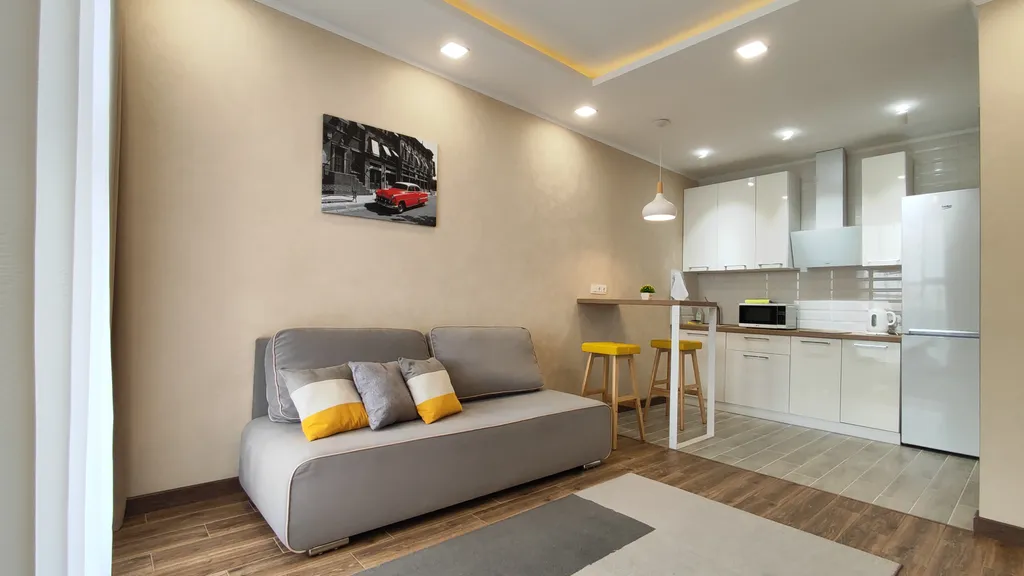 Центр города с видом на парк