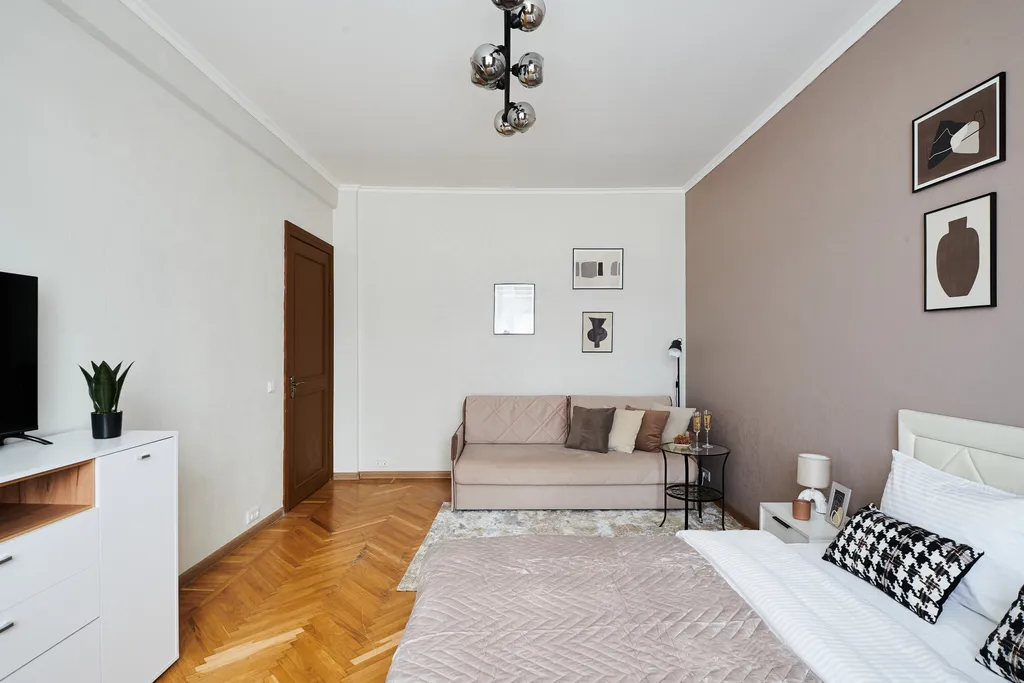 Квартира Квартира Четверка новая у Набережной — Москва