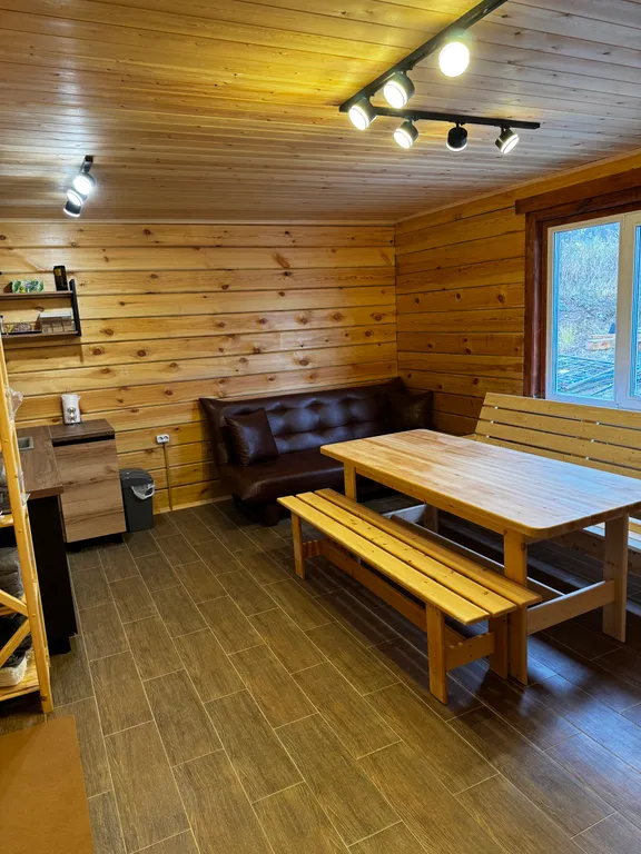 Дом Солнце в горах с баней на территории