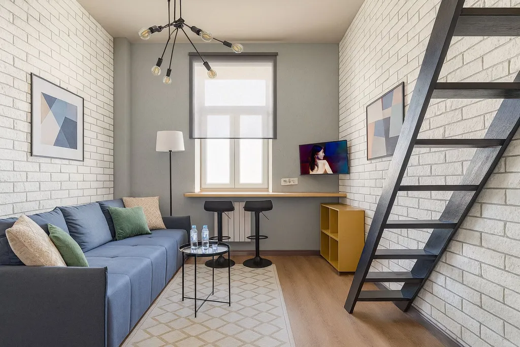 Квартира Квартира Новая двухуровневая студия рядом с м.Владыкино и м.Окружная — Москва