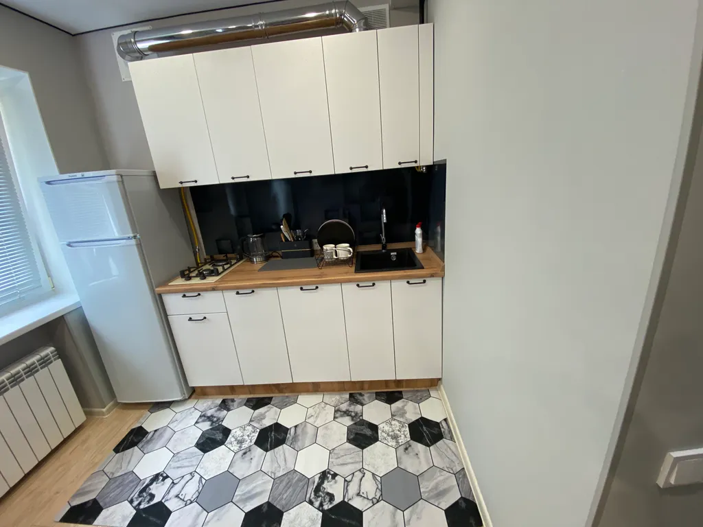 Квартира со свежим ремонтом на берегу реки