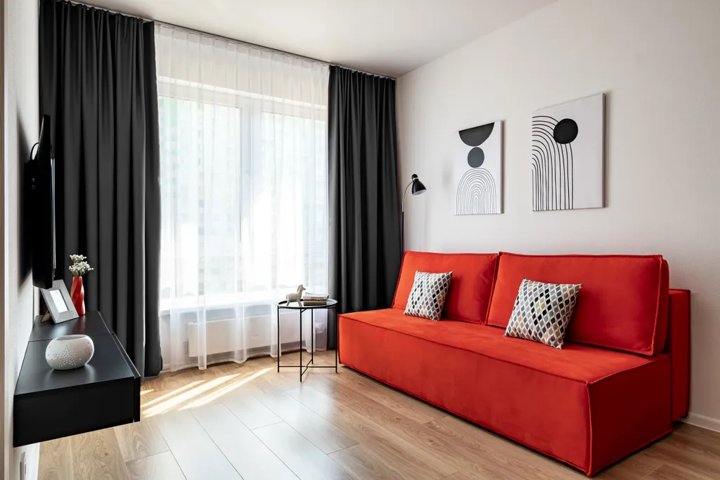 Уютная евродвухкомнатная квартира в новом доме