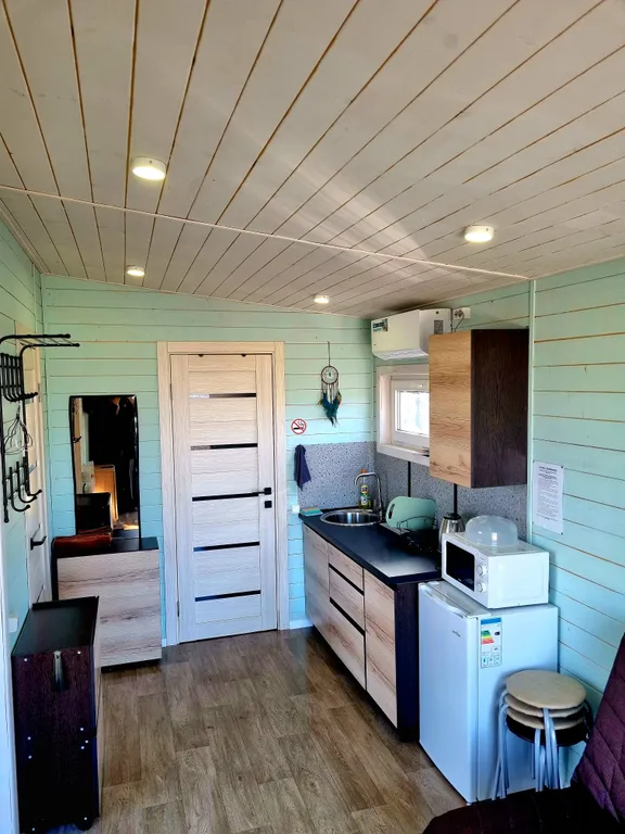 Домик в горах с панорамным видом и всеми удобствами