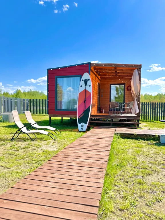 Коттедж Стильный Красный дом у реки — аренда посуточно в Ярославль