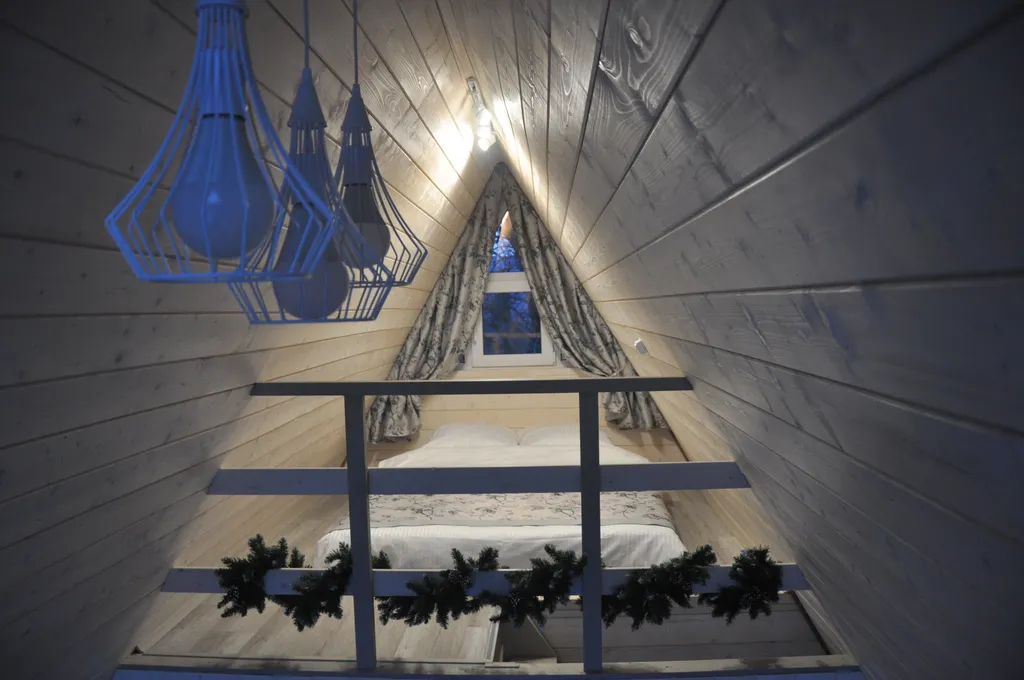 Spa-отдых в гостевом доме в стиле A-frame с отдельным двориком