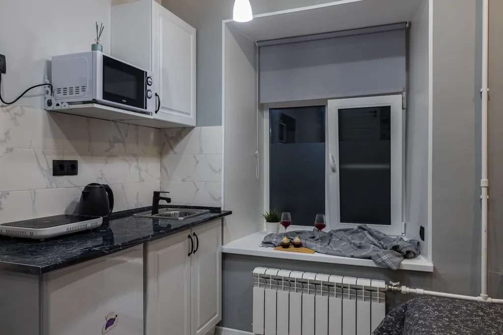 Квартира Квартира Уютная трехместная студия BombFlat на Фонтанке — Санкт-Петербург