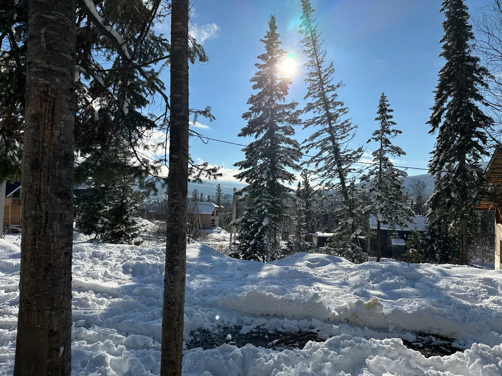 Уютный дом с красивым видом на зелёную гору