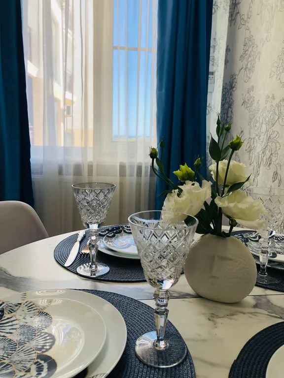 Уютна двухкомнатная квартира с видом на море