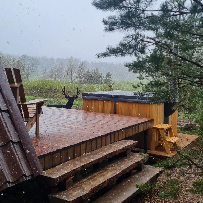 Домик в лесу Хатка бобра