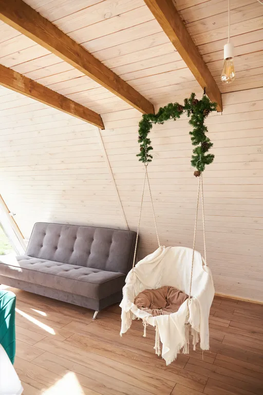 Уютный дом с баней и чаном