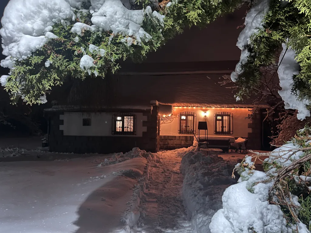 Усадьба Поспеева - дом с камином