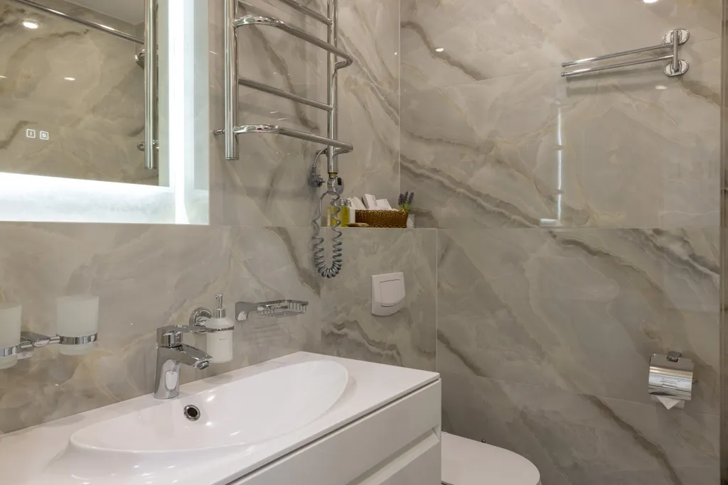 Трехкомнатная квартира с посудомоечной машиной и доп ванной комнатой