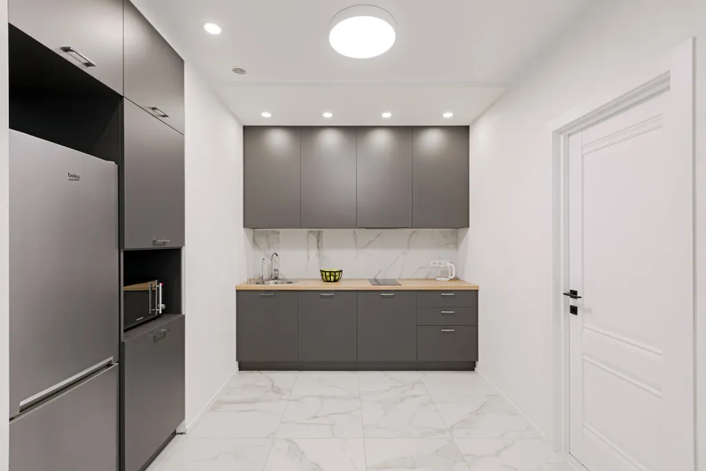 Современная двухкомнатная квартира на 17 этаже