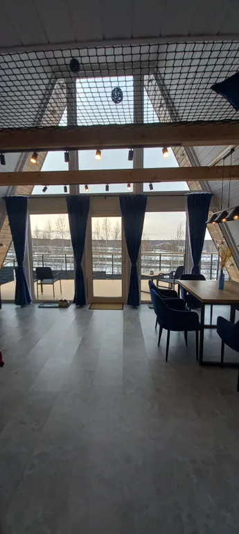 Коттедж Новый большой А-фрейм с видом на лес — Казань