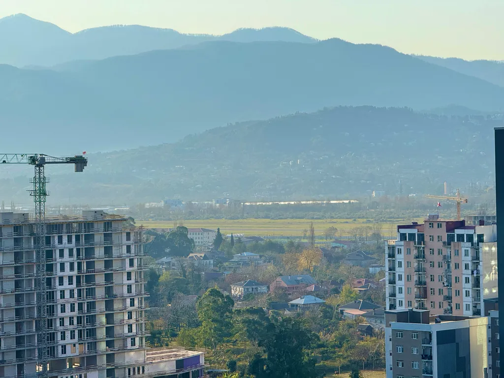 Boho sunset studio sea & mountain view