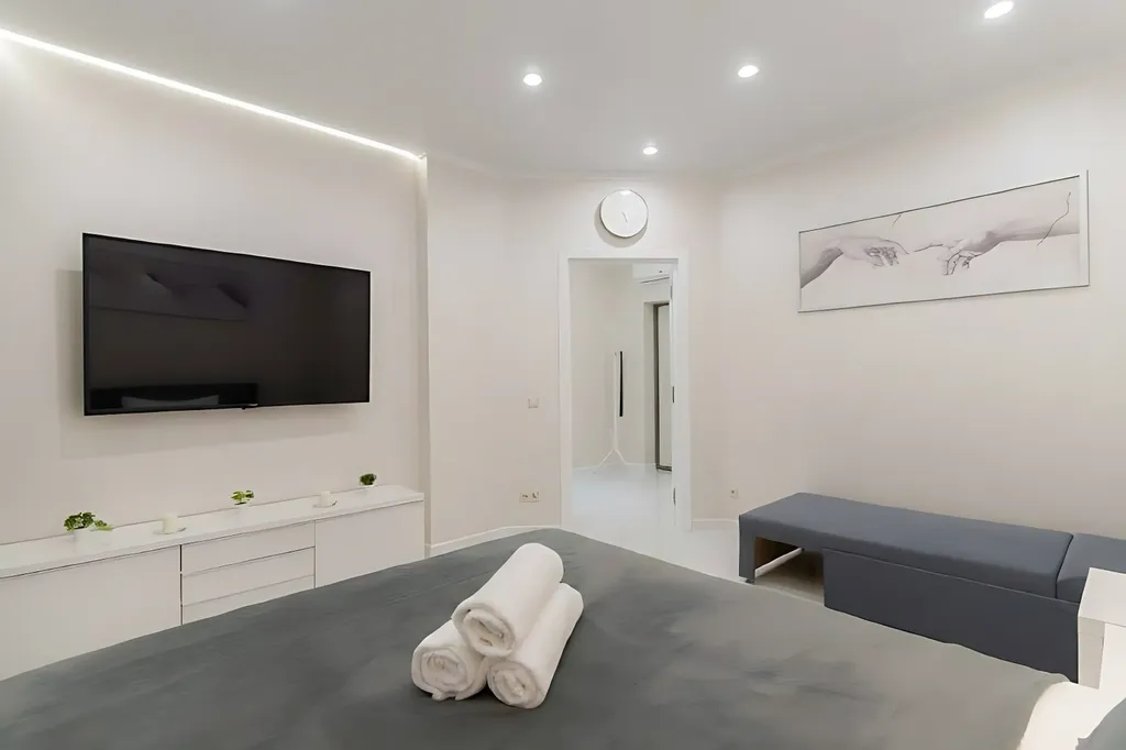 Однокомнатный апартамент с красивым видом на город