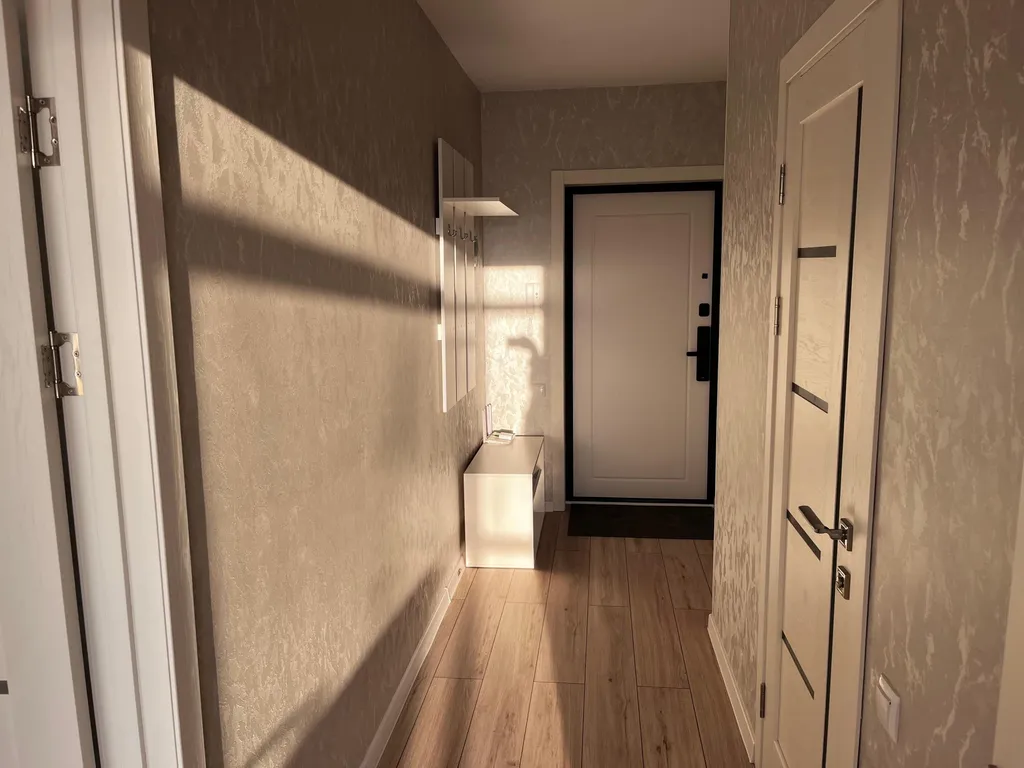 Новая квартира в новом ЖК Панорама с панорамным видом из окна на город