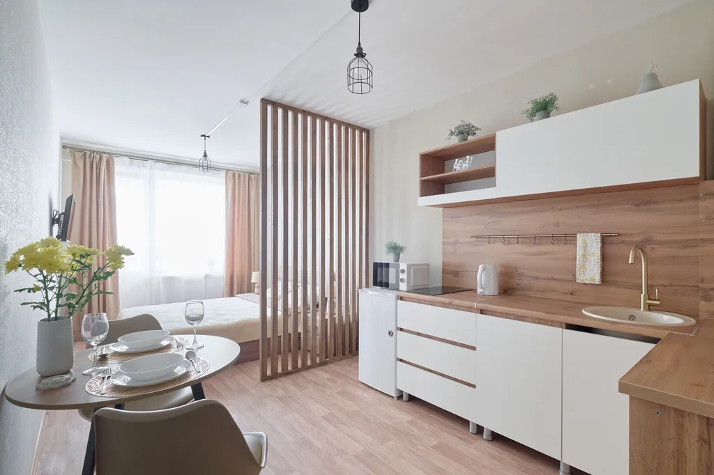 Квартира Студия на Б. Подгорной, 87 № 12 с видом на реку — аренда посуточно в Томск