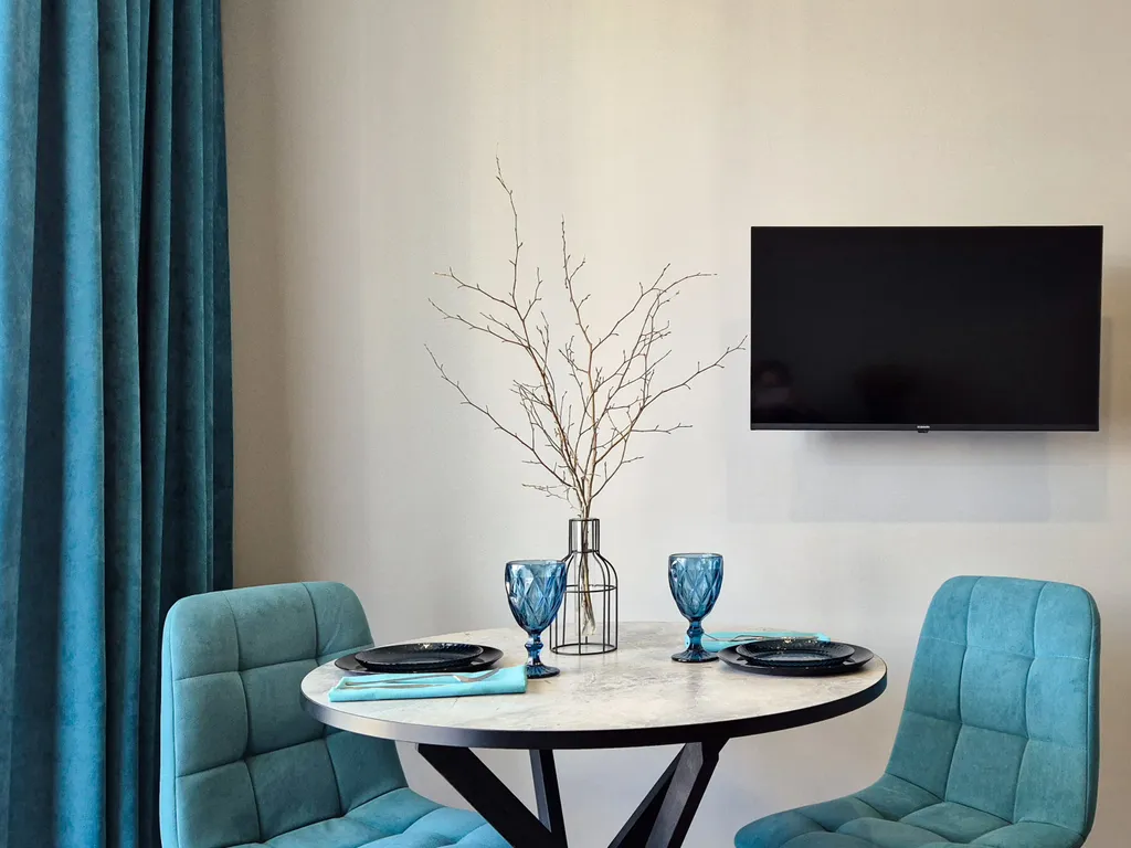 Уютная студия с ванной и прекрасным видом на реку и лес