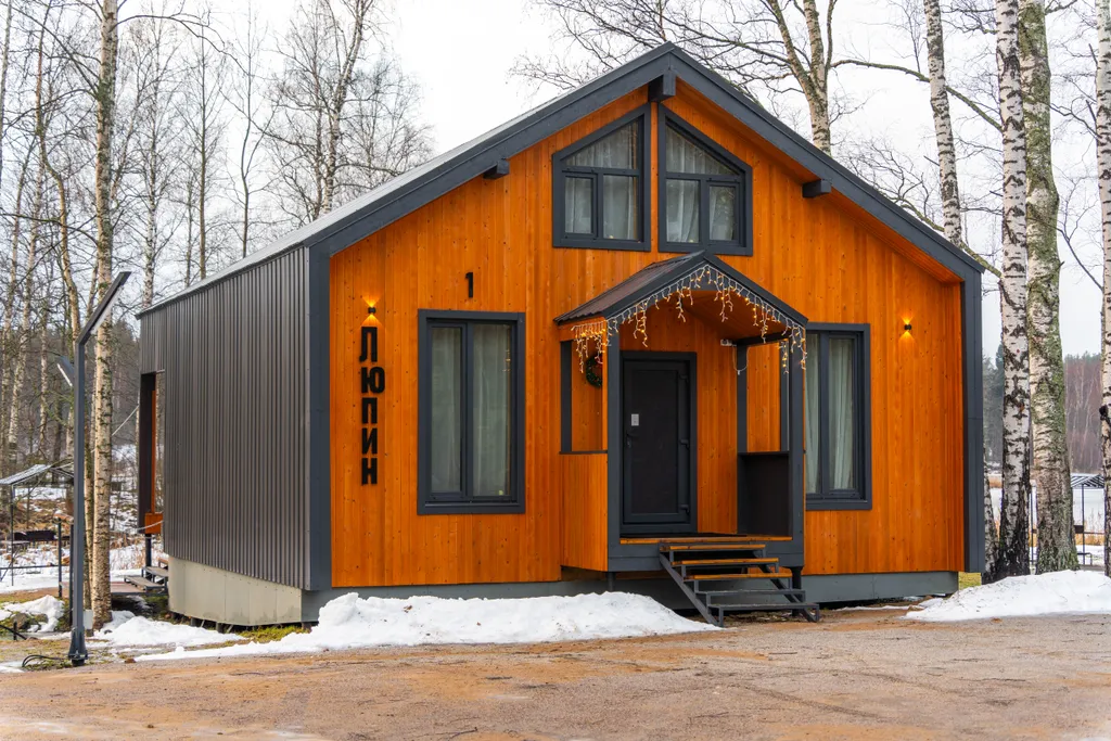 Коттедж Коттедж с видом на озеро — Приозерск