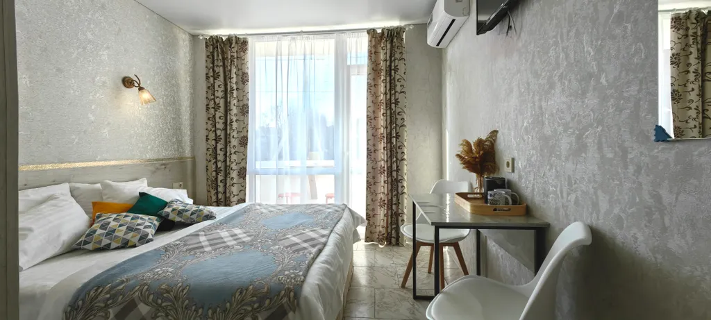 Уютный апарт с балконом, отопление, беседка, парковка