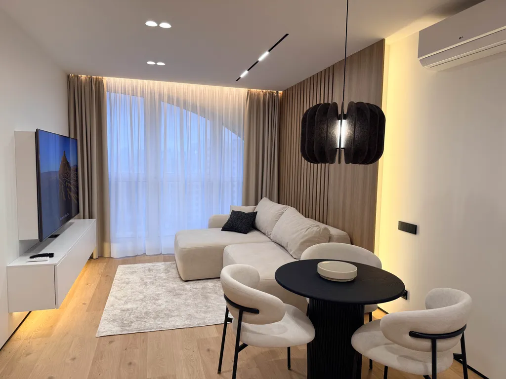 Стильная квартира в стиле Japanди возле парка, паркинг, метро, Netflix — аренда посуточно в Минск