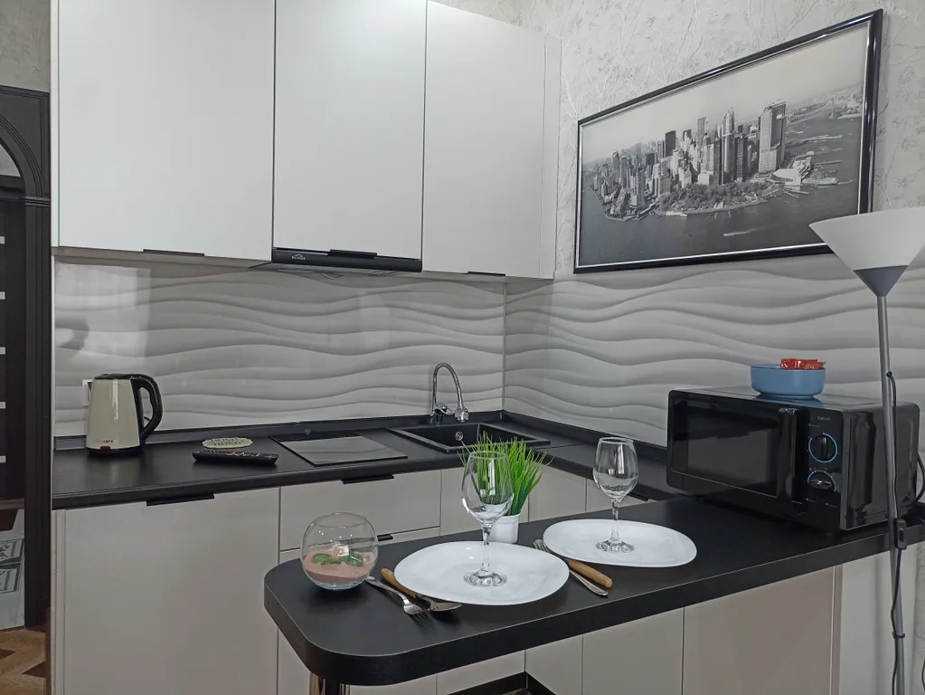 Современная студия в новом доме