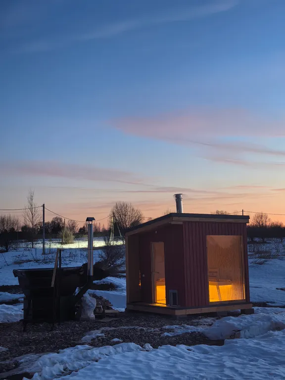 Дом 36m2 — чан, кухня, Wi-Fi
