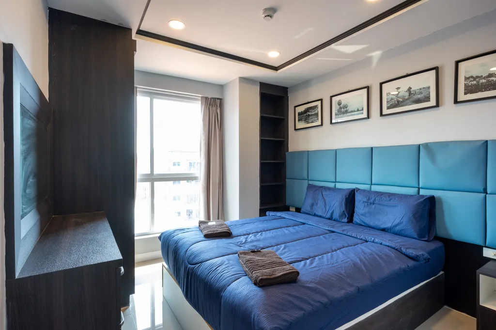 Квартира с одной спальней видом на город