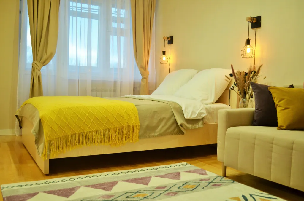 Светлая однокомнатная квартира в центре города