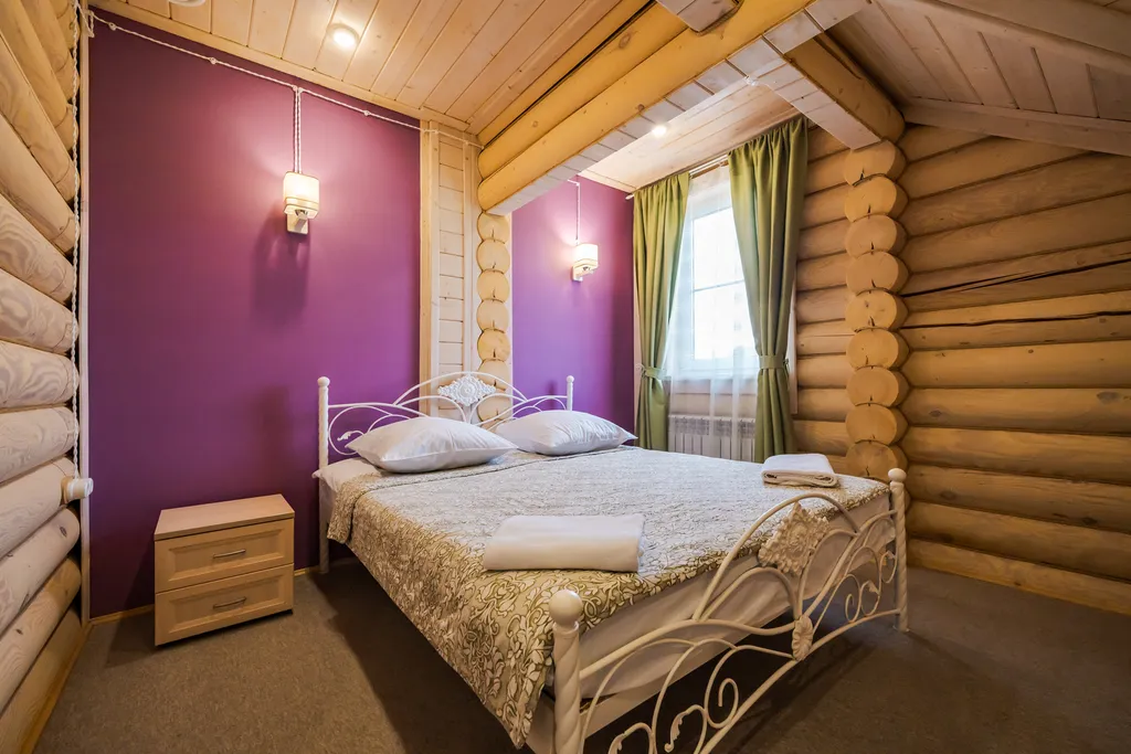 Уютные апартаменты 65 м² c 2-мя спальнями в деревянном доме