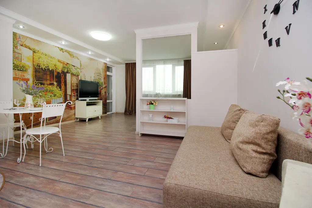 Светлая квартира в стиле Ретро