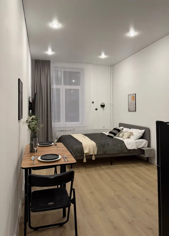 Светлая студия в ЖК Видный город