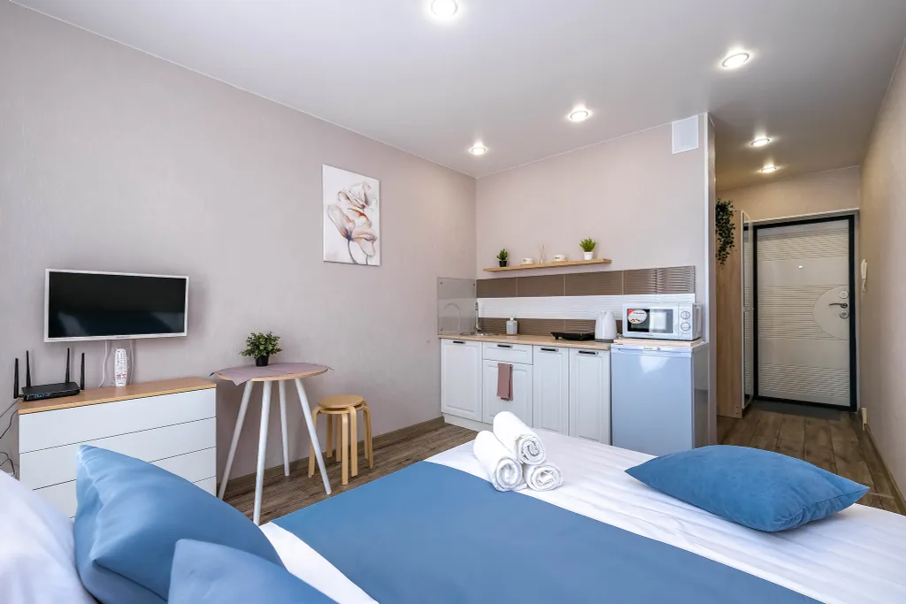 Современная уютная студия рядом с аэропортом имени Покрышкина