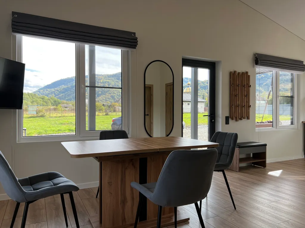 Уютный дом с банным чаном и видом на горы