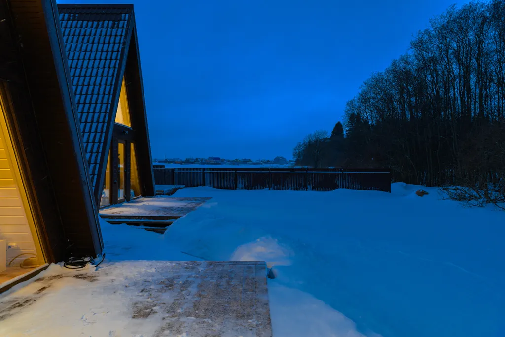 Уютный домик A-frame