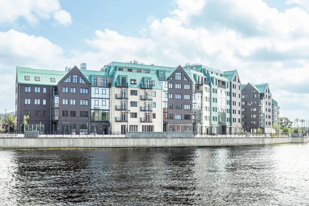 Квартира Квартира Рыбная деревня - студия с кондиционером на набережной — Калининград