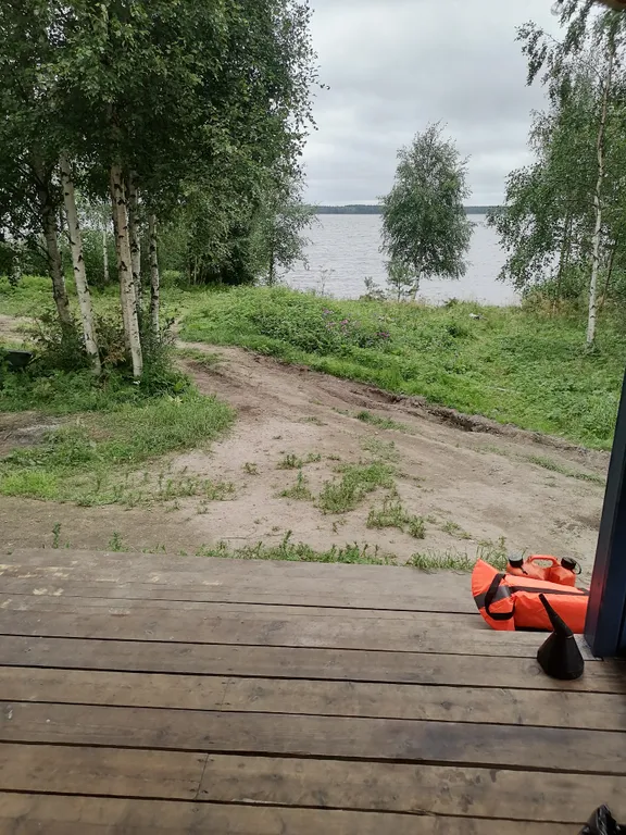 Дом прямо на берегу Беломоро-Балтийского канала "Дикая клюква"