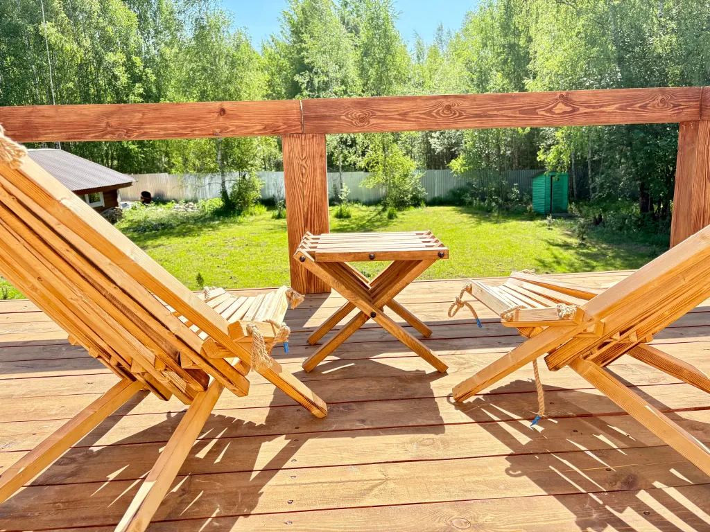 Уютный деревянный дом с баней