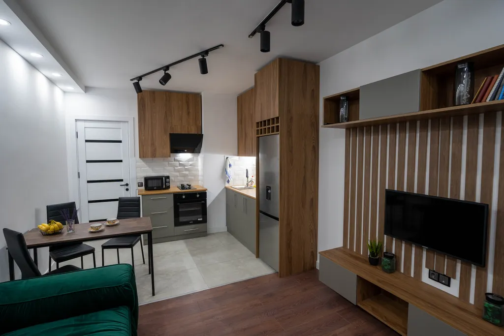 Апартаменты с видом на реку и горы