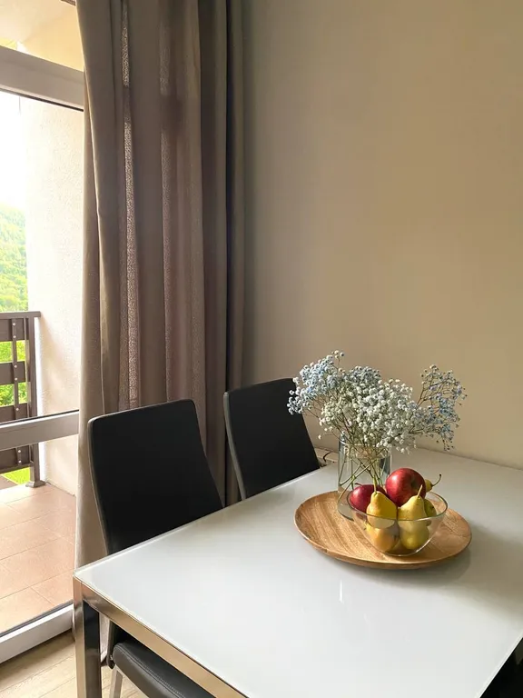 Уютная квартира с видом на горы и озеро